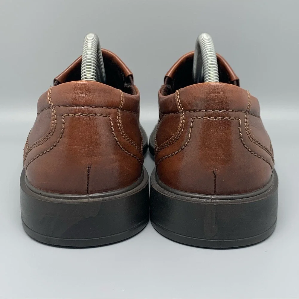 ECCO Helsinki 2 Apron Toe Slip On Oxford Shoes Men's Sz‎ 7.5